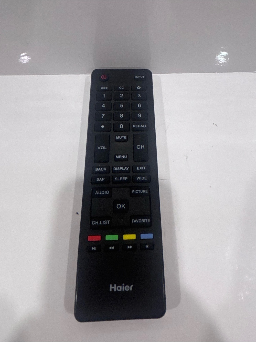 Haier HTR-A18M Original TV Remote Control Replacement Black